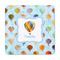 Watercolor Hot Air Balloons Square Fridge Magnet - FRONT