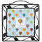 Watercolor Hot Air Balloons Square Trivet - w/tile