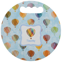 Watercolor Hot Air Balloons Stadium Cushion (Round) (Personalized)