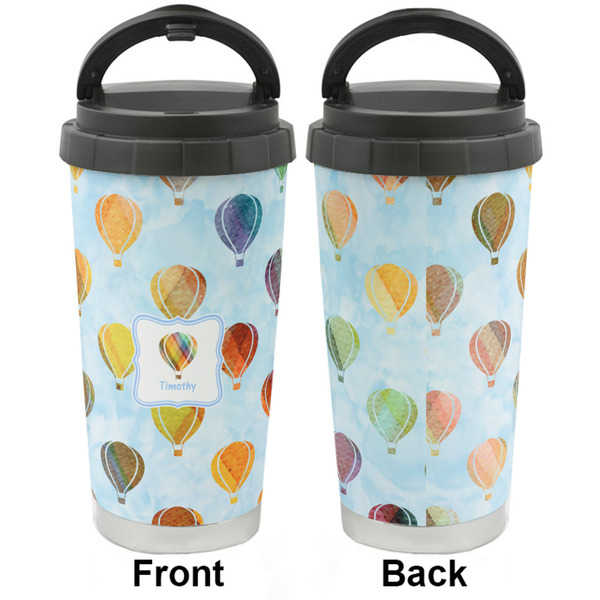 Watercolor Hot Air Balloons Stainless Steel Travel Cup - Apvl