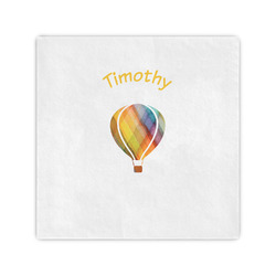 Watercolor Hot Air Balloons Cocktail Napkins (Personalized)