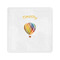 Watercolor Hot Air Balloons Standard Cocktail Napkins - Front View