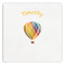 Watercolor Hot Air Balloons Paper Dinner Napkins (Personalized)