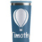 Watercolor Hot Air Balloons Steel Blue RTIC Everyday Tumbler - 28 oz. - Close Up