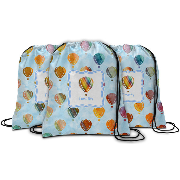 Watercolor Hot Air Balloons String Backpack - MAIN