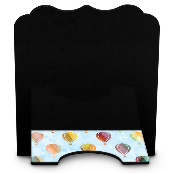 Watercolor Hot Air Balloons Stylized Tablet Stand - Back