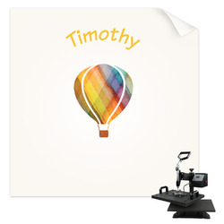 Watercolor Hot Air Balloons Sublimation Transfer (Personalized)