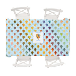 Watercolor Hot Air Balloons Tablecloth - 58"x102" (Personalized)
