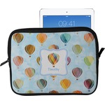 Watercolor Hot Air Balloons Tablet Case / Sleeve - Large (Personalized)