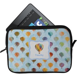 Watercolor Hot Air Balloons Tablet Case / Sleeve - Small (Personalized)