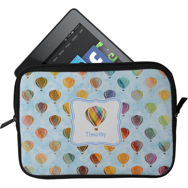 Custom Watercolor Hot Air Balloons Tablet Case / Sleeve (Personalized)