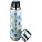 Watercolor Hot Air Balloons Thermos - Lid Off