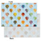 Watercolor Hot Air Balloons Tissue Paper - Heavyweight - Small - Front & Back