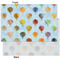 Watercolor Hot Air Balloons Tissue Paper - Heavyweight - XL - Front & Back