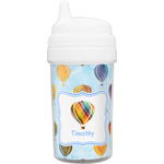 Watercolor Hot Air Balloons Sippy Cup (Personalized)