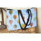 Watercolor Hot Air Balloons Tote w/Black Handles - Lifestyle View