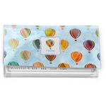 Watercolor Hot Air Balloons Vinyl Checkbook Cover (Personalized)