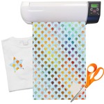 Watercolor Hot Air Balloons Heat Transfer Vinyl Sheet (12"x18")