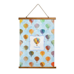 Watercolor Hot Air Balloons Wall Hanging Tapestry - Tall (Personalized)