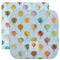 Watercolor Hot Air Balloons Washcloth / Face Towels