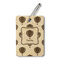 Watercolor Hot Air Balloons Wood Luggage Tag - Rectangle (Personalized)