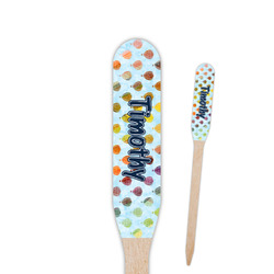 Watercolor Hot Air Balloons Paddle Wooden Food Picks (Personalized)
