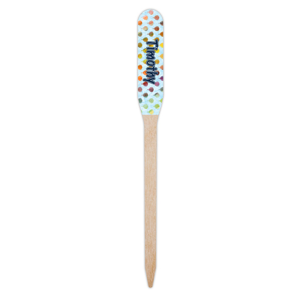 Watercolor Hot Air Balloons Wooden Food Pick - Paddle - Single Pick