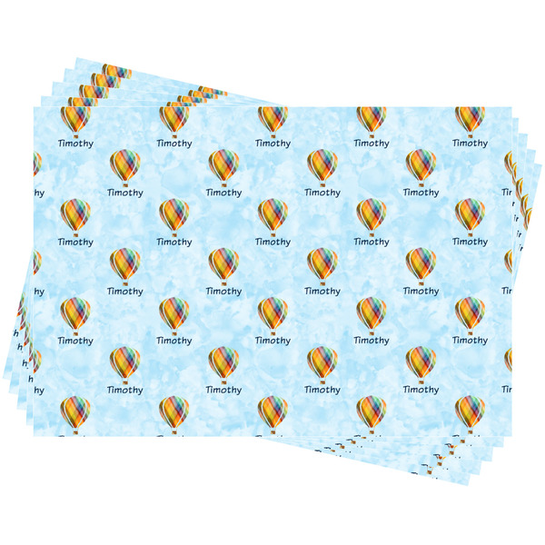 Watercolor Hot Air Balloons Wrapping Paper - 5 Sheets Approval