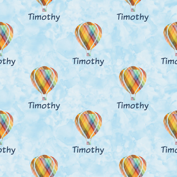 Watercolor Hot Air Balloons Wrapping Paper Square
