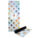 Watercolor Hot Air Balloons Yoga Mat (Personalized)