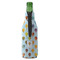 Watercolor Hot Air Balloons Zipper Bottle Cooler - BACK (bottle)