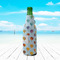 Watercolor Hot Air Balloons Zipper Bottle Cooler - LIFESTYLE