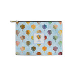 Watercolor Hot Air Balloons Zipper Pouch - Small - 8.5"x6" (Personalized)