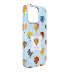 Watercolor Hot Air Balloons iPhone Case - Plastic - iPhone 13 Pro Max (Personalized)