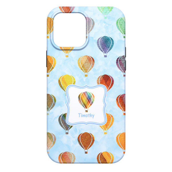 Watercolor Hot Air Balloons iPhone 13 Pro Max Tough Case - Back