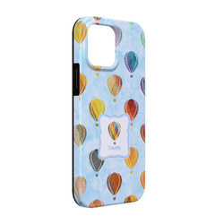 Watercolor Hot Air Balloons iPhone Case - Rubber Lined - iPhone 13 Pro (Personalized)