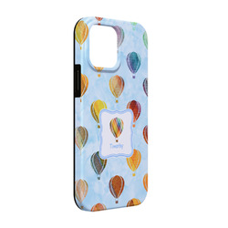 Watercolor Hot Air Balloons iPhone Case - Rubber Lined - iPhone 13 (Personalized)