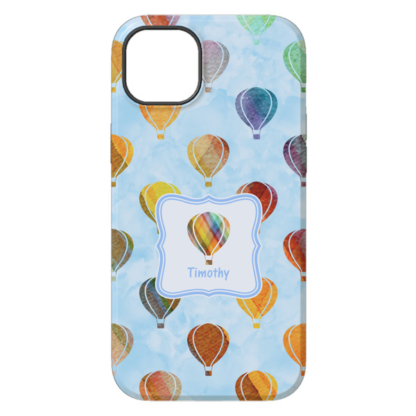Watercolor Hot Air Balloons iPhone 14 Plus Tough Case - Back