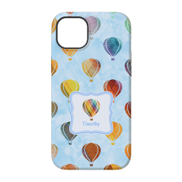 Watercolor Hot Air Balloons iPhone 14 Pro Tough Case - Back