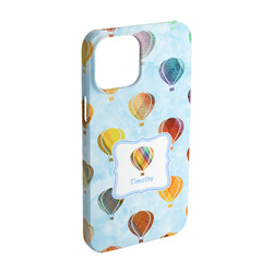 Watercolor Hot Air Balloons iPhone Case - Plastic - iPhone 15 (Personalized)