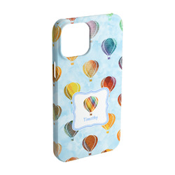 Watercolor Hot Air Balloons iPhone Case - Plastic - iPhone 15 Pro (Personalized)