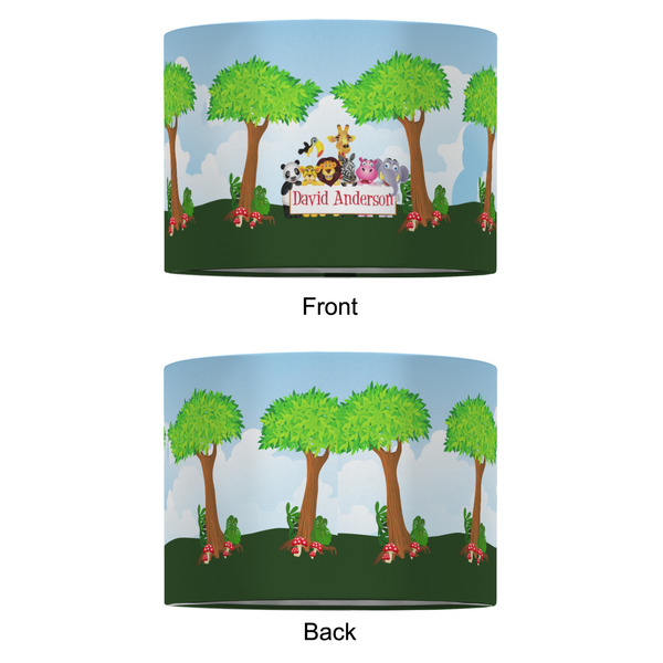 Animals 12" Drum Lampshade - APPROVAL (Fabric)