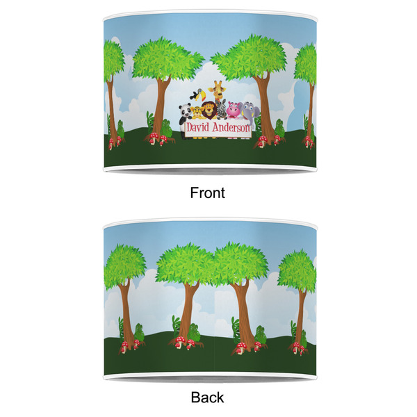 Animals 12" Drum Lampshade - APPROVAL (Poly Film)