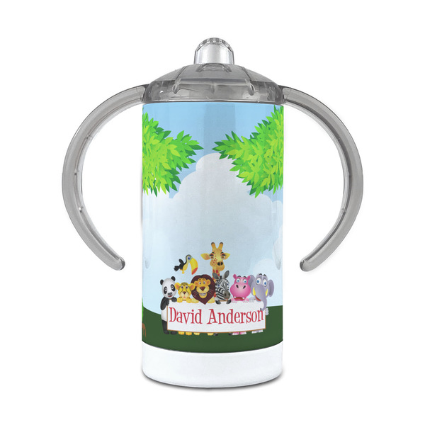 Custom Animals 12 oz Stainless Steel Sippy Cup (Personalized)