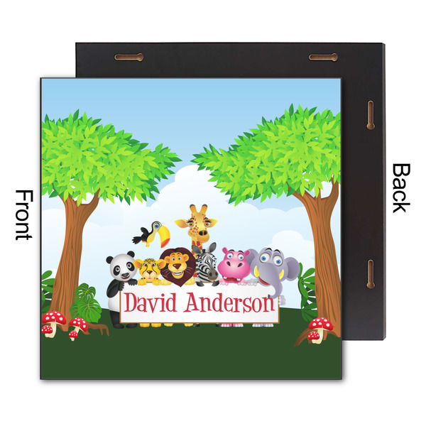 Animals 12x12 Wood Print - Front & Back View