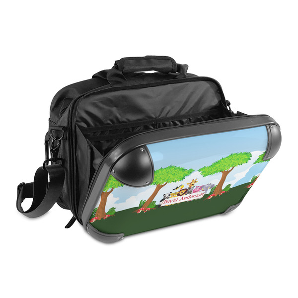 Animals 15" Hard Shell Briefcase - Open