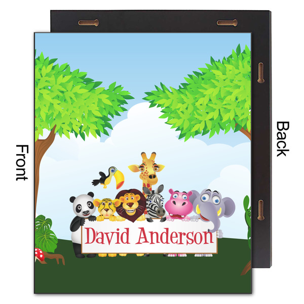 Animals 20x24 Wood Print - Front & Back View