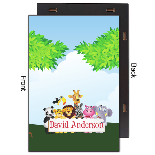 Animals 20x30 Wood Print - Front & Back View