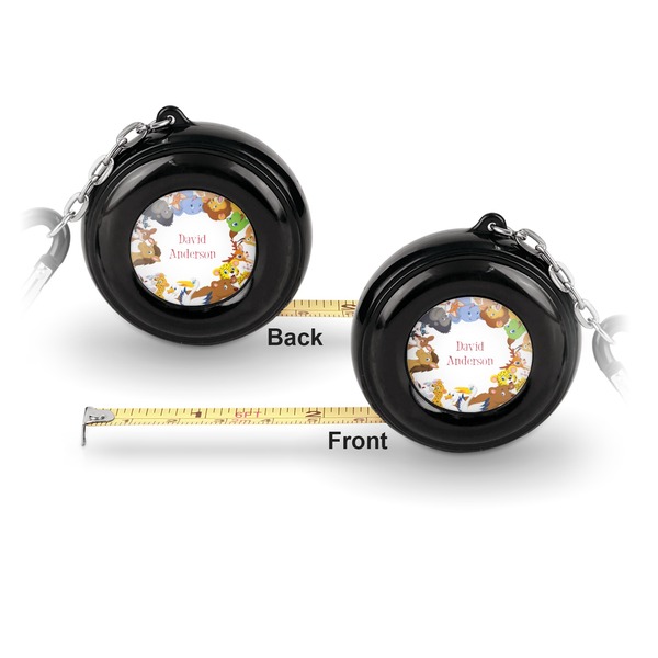 Animals 6-Ft Pocket Tape Measure with Carabiner Hook - Front and Back