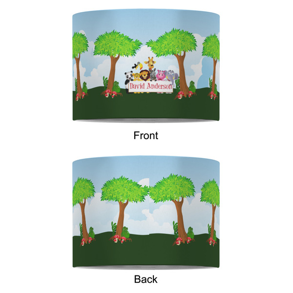 Animals 8" Drum Lampshade - APPROVAL (Fabric)